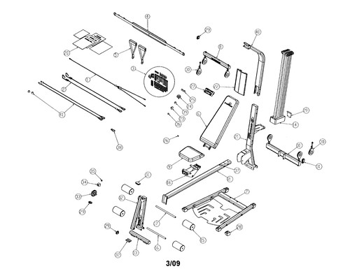 Bowflex 3000 set pezzi - 3000,